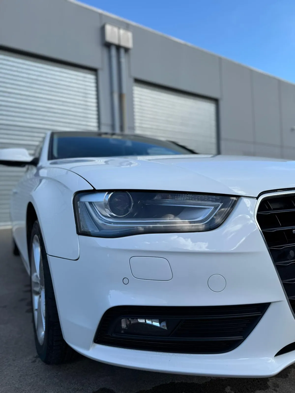 Private accident repair on a car